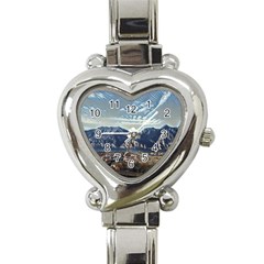 Lake In Italy Heart Italian Charm Watch by ConteMonfrey