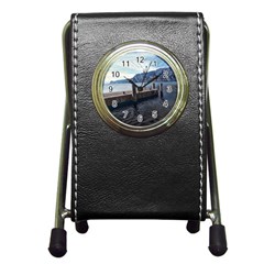 Pier On The End Of A Day Pen Holder Desk Clock by ConteMonfrey