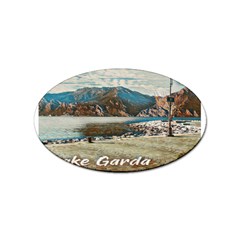 Calm Day On Lake Garda Sticker Oval (100 Pack) by ConteMonfrey