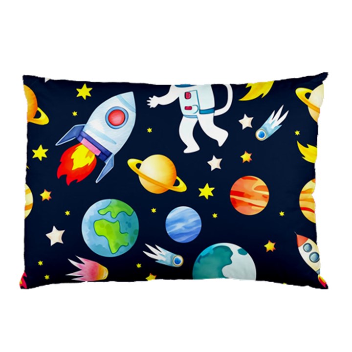 Space Galaxy Seamless Background Pillow Case