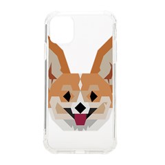 Cardigan Corgi Face Iphone 11 Tpu Uv Print Case by wagnerps