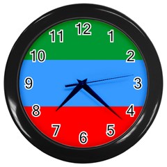 Dagestan Flag Wall Clock (black) by tony4urban