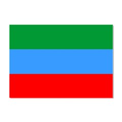 Dagestan Flag Crystal Sticker (a4) by tony4urban