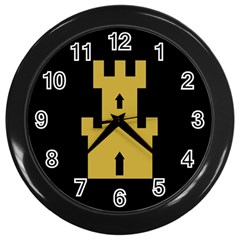 Finnmark Flag Wall Clock (black) by tony4urban