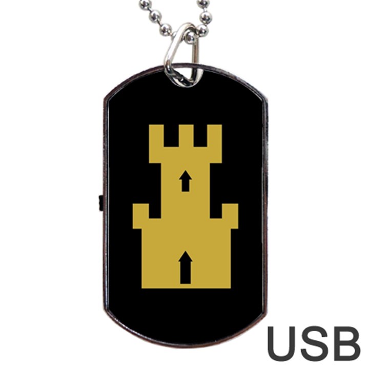 Finnmark Flag Dog Tag USB Flash (Two Sides)