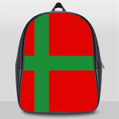 Bornholm Denmark Flag School Bag (large) by tony4urban