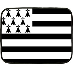 Brittany Flag Fleece Blanket (mini) by tony4urban