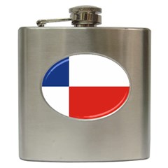 Banskobystricky Flag Hip Flask (6 Oz) by tony4urban