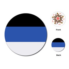 Estonia Playing Cards Single Design (round) by tony4urban