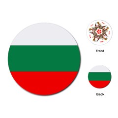 Bulgaria Playing Cards Single Design (round) by tony4urban