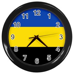 Gelderland Flag Wall Clock (black) by tony4urban