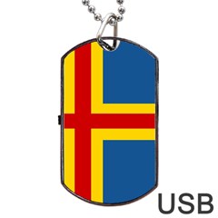 Aaland Dog Tag Usb Flash (one Side) by tony4urban