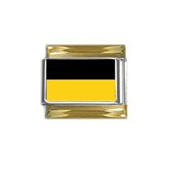 Baden Wurttemberg Flag Gold Trim Italian Charm (9mm) by tony4urban