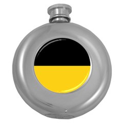 Baden Wurttemberg Flag Round Hip Flask (5 Oz) by tony4urban