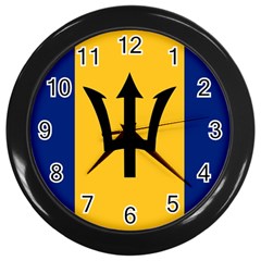 Barbados Wall Clock (black) by tony4urban