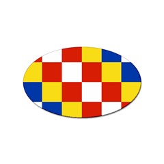 Antwerp Flag Sticker (oval) by tony4urban