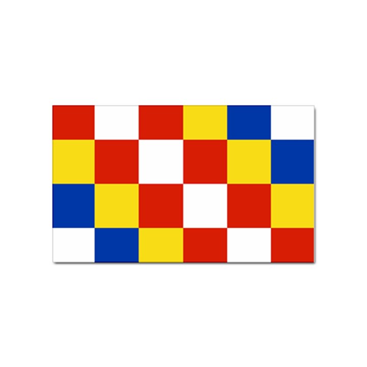 Antwerp Flag Sticker Rectangular (100 pack)