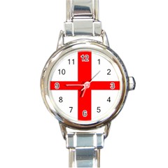 England Round Italian Charm Watch by tony4urban