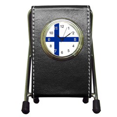 Finland Pen Holder Desk Clock by tony4urban