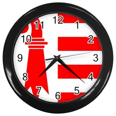 Canton Jura Wall Clock (black) by tony4urban