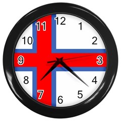 Faroe Wall Clock (black) by tony4urban