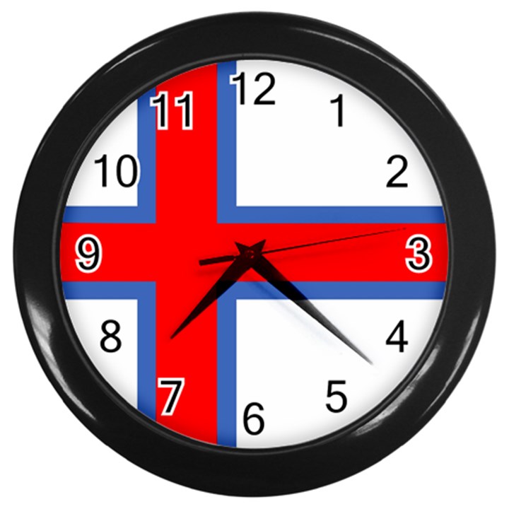 Faroe Wall Clock (Black)