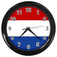 Netherlands Wall Clock (black) by tony4urban