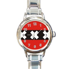 Amsterdam Round Italian Charm Watch by tony4urban