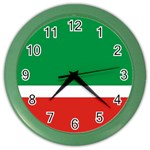 Chechen Republic Color Wall Clock Front