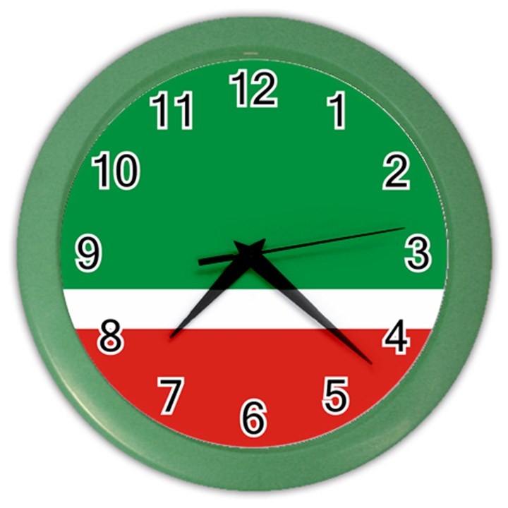 Chechen Republic Color Wall Clock