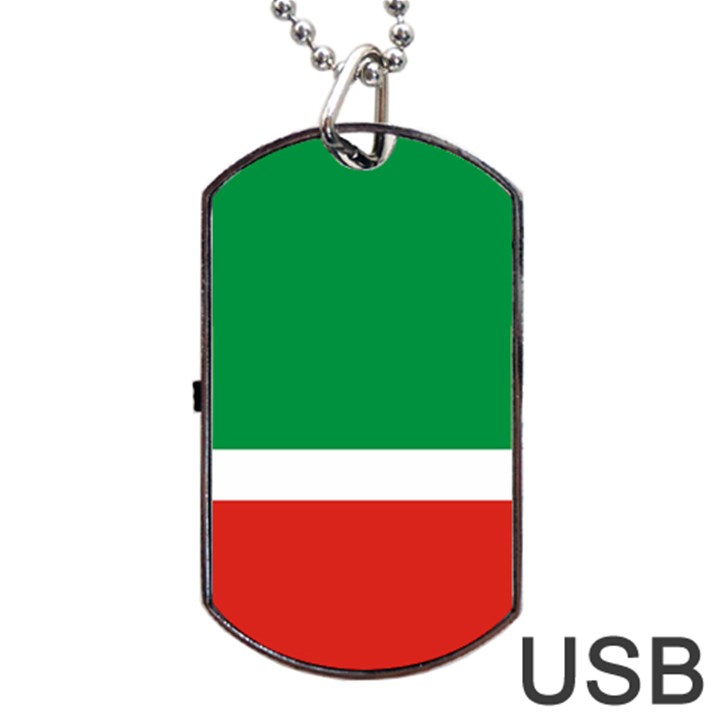 Chechen Republic Dog Tag USB Flash (One Side)