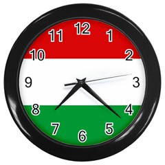 Hungary Wall Clock (black) by tony4urban