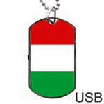 Hungary Dog Tag USB Flash (One Side) Front