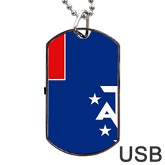 French Southern Territories Dog Tag Usb Flash (two Sides) by tony4urban