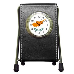 Cyprus Pen Holder Desk Clock by tony4urban