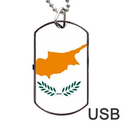 Cyprus Dog Tag Usb Flash (one Side) by tony4urban