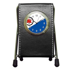 Bonaire Pen Holder Desk Clock by tony4urban