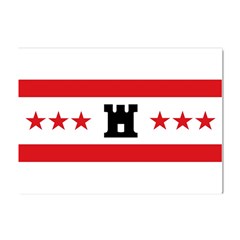 Drenthe Flag Crystal Sticker (a4) by tony4urban