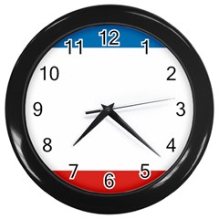 Crimea Flag Wall Clock (black) by tony4urban