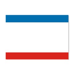 Crimea Flag Crystal Sticker (a4) by tony4urban