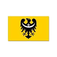 Dolnoslaskie Flag Sticker (rectangular) by tony4urban