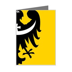 Dolnoslaskie Flag Mini Greeting Card by tony4urban