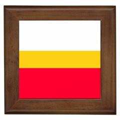 Malopolskie Flag Framed Tile by tony4urban