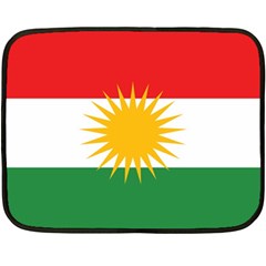 Kurdistan Flag Fleece Blanket (mini) by tony4urban