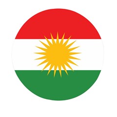 Kurdistan Flag Mini Round Pill Box by tony4urban