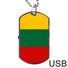 Lithuania Dog Tag Usb Flash (one Side) by tony4urban