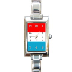 Luxembourg Rectangle Italian Charm Watch by tony4urban