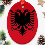 Albania Oval Ornament (Two Sides) Front