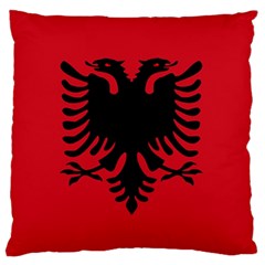 Albania Large Premium Plush Fleece Cushion Case (two Sides) by tony4urban