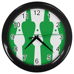 Hedmark Flag Wall Clock (black) by tony4urban